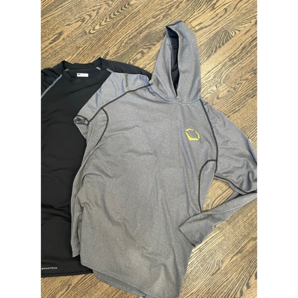 EvoShield‎ Men's Shirt Medium Grey Black Performance Lot AK29